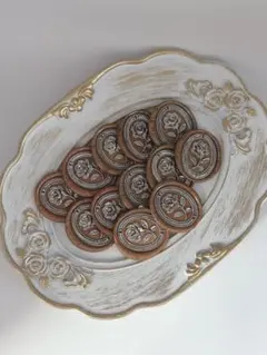 【No.11】シーリングスタンプシール12枚 コラージュ ウェディング 封蝋