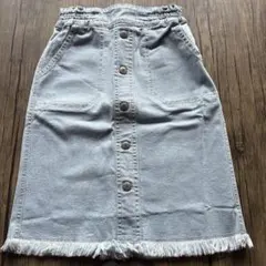 デニムスカート 130cm ライトブルー