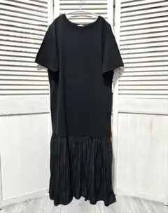 niko and... ニコアンド ビッグTシャツドッキングワンピース L