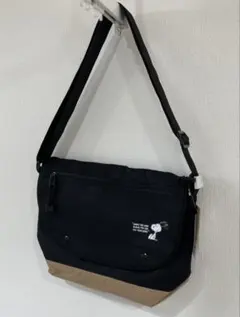 イラスト付きキャンバスメッセンジャーバッグスヌーピーPEANUTS