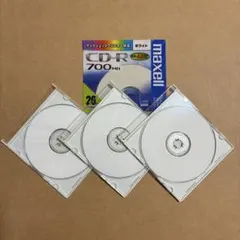 maxell 音楽用 CD-R 80分 3枚セット