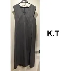 【K.T】２ＷＡＹストレッチフラノ　ジャンパースカート