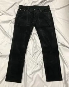 ユニクロ パンツ チノパン　ワーク　ビジネス　メンズ　コーデュロイ　ストレート