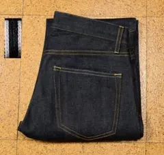 W28 ユニクロ セルビッチ ストレートトジーンズ カイハラデニム 赤耳