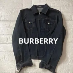 美品✨バーバリーロンドン　デニムジャケット ノバチェック　おしゃれ希少