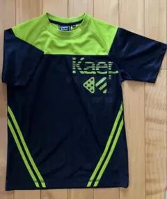 KAEPA キッズ スポーツTシャツ 150cmブラック×ライムグリーンのサムネイル