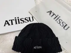 TWICE momo 着用】ATiiSSU ニット帽 ビーニー グレー - メルカリ