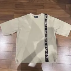 KANGOL Tシャツ ベージュ ロゴテープのサムネイル