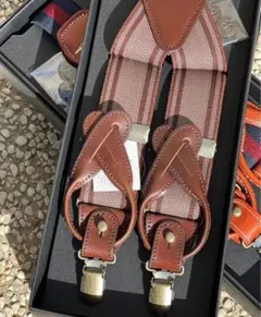 Finotex 】SUSPENDERS 新品ブラウン - メルカリ