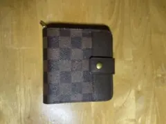 【LOUIS VUITTON】ルイヴィトン　ダミエ　コンパクトジップ　美品のサムネイル