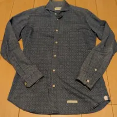 Tintoria Mattei 954 シャツ　総柄　BEAMS F イタリア製