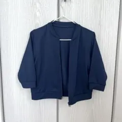80㎝　UNIQLO AIRism ベビーアウター ネイビーのサムネイル