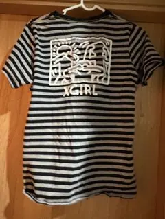 x-girl Keith Haring ストライプTシャツ サイズ2のサムネイル