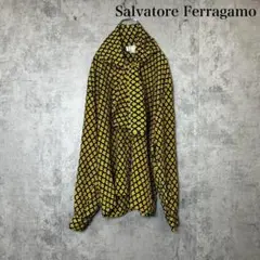 Salvatore Ferragamo リボンタイ シルクブラウス N3871のサムネイル