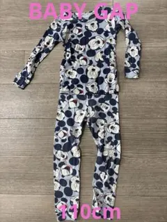 シミあり　BABY GAP ミッキーマウス　パジャマ　110cm 綿100%