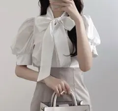 GRL ボウタイブラウス[k8828w]