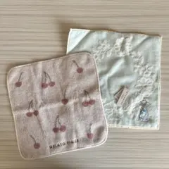 R様専用 GELATO PIQUE チェリー柄　花柄　タオルハンカチ