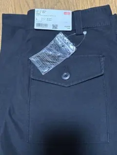 UNIQLO ジャージーバレルレッグパンツ L ブラック