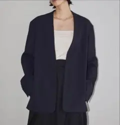 トゥデイフル　Collarless Twill Jacket 38のサムネイル