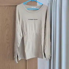 studio CLIP ベージュ 長袖Tシャツ Lのサムネイル