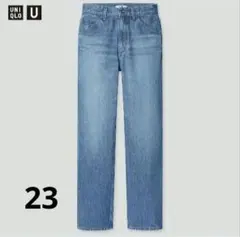 UNIQLOU◆ユニクロユー◆レギュラーフィットストレートハイライズジーンズ