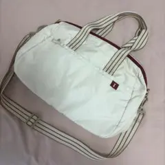 レスポートサック　ベージュナイロンボストンバッグ　ハワイ限定