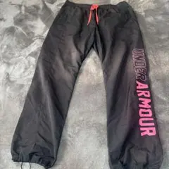 UNDER ARMOUR ブラックジャージパンツ アンダーアーマー XL