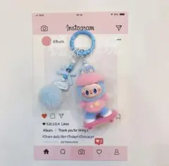 ラブブスケートボードキャラクターキーホルダー