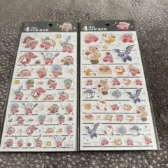【新品】4サイズステッカー 星のカービィ　2種セット