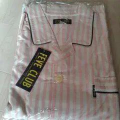 FEVE CLUB パジャマ　ドレスパンツ ピンクストライプ Fサイズ