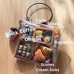 ガチャ詰めポーチ　おにぎりランチボックス＊ピンク