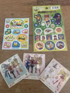 アニメキャラクター ホログラムシール 4枚セット