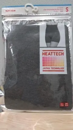 ユニクロ　HEATTECH ショートパンツ　ウエストウォーマー S ダークグレー