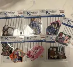 HUNTERxHUNTER一番くじK賞クリアステッカー、フレークシールセット7種