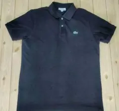 LACOSTE ブラック ポロシャツ