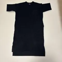 THE NORTH FACE ブラック 半袖ロングワンピース M