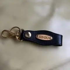 KENZO キーホルダー ブラック ゴールド