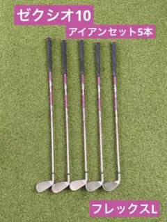 ゼクシオ10✳︎レディースアイアンセット フレックスL/ボルドー/右利きのサムネイル