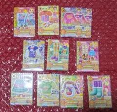 アイカツカードセット 10枚 ポップ 有栖川おとめ 冴草きい 一ノ瀬かえで