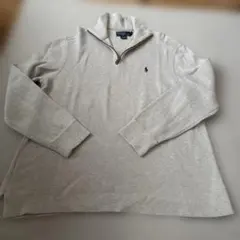 USED品 Polo by Ralph Lauren ジッパーニット L