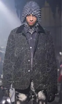 KIDILL 18AW オーバーサイズチェック切替トレンチコート レッド - メルカリ