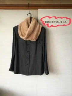 スヌード（軽くて暖かく、色々な巻き方でセーターやコートに合わせて)最終お値下げ❗️