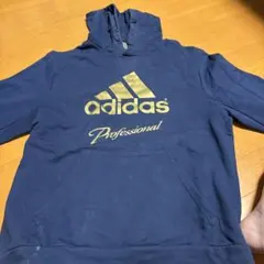adidas Professional フード付きパーカー ネイビー