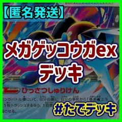 【初心者オススメ‼️】メガゲッコウガexデッキ メガゲッコウガデッキ構築済みデッキ