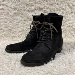 希少 BUTTERO ブッテロ スエード レース ブーツ ブラック 39
