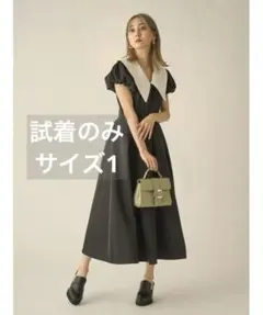 【完売品Mサイズ】snidel ボリュームフレアワンピース
