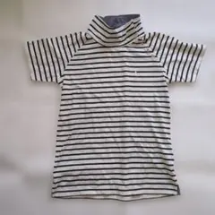 EAST BOY　変わり襟のボーダーＴシャツ