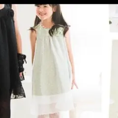 A: キャサリンコテージ グリーン 130 水玉 ドット　緑　黄緑