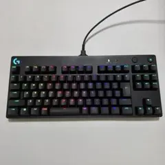 ロジクール G PRO X ゲーミングキーボード テンキーレス　クリッキー
