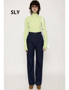 SLY スライ　LIGHT ONS J/W PT-A デニムパンツのサムネイル